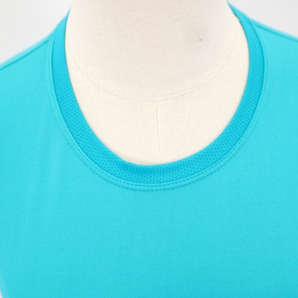 L.L. Bean Teal Crew Neck Athletic T-Shirt Top XS Reg Short Sleeve - Picture 3 of 10